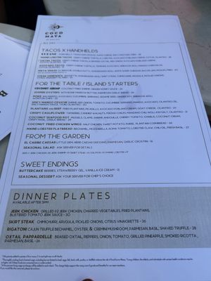 Menu photo 5 Coco Maya San Diego, CA