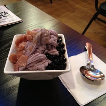 Ice Monster - Taro shaved snow ice plus taro plus tapioca. Yum! - Juice Bars & Smoothies Near Me - Walnut Creek, California