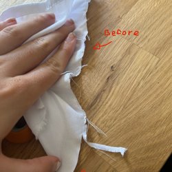 By Hand Only - My fabric shears are functional again!