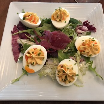 Edgar's Grille - Pimento Cheese Deviled Eggs - New American Near Me - Augusta, Georgia Edgar's Grille - Pimento Cheese Deviled Eggs - New American Near Me - Augusta, Georgia
