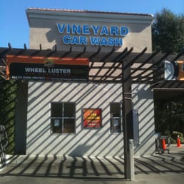 the front entrance of a car wash the front entrance of a car wash