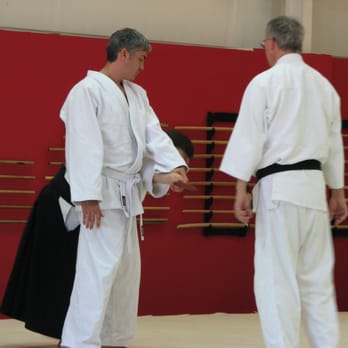 The Aikibudokan - Practicing taking a knife from the attacker - Martial Arts Near Me - Houston, Texas The Aikibudokan - Practicing taking a knife from the attacker - Martial Arts Near Me - Houston, Texas