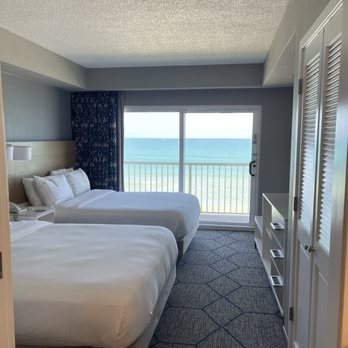 DoubleTree Suites by Hilton Hotel Melbourne Beach Oceanfront - View from the living room - Hotels Near Me - Melbourne, Florida DoubleTree Suites by Hilton Hotel Melbourne Beach Oceanfront - View from the living room - Hotels Near Me - Melbourne, Florida