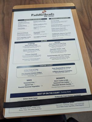 Menu photo 2 Dink & Dine Pickle Park Mesa, AZ
