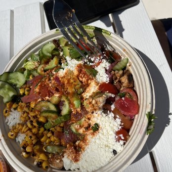 CAVA - BYO greens and grain bowl - Mediterranean Near Me - Greenwich, Connecticut CAVA - BYO greens and grain bowl - Mediterranean Near Me - Greenwich, Connecticut