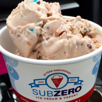 Sub Zero Nitrogen Ice Cream - chocolate and coconut with M&M's - Desserts Near Me - Nashua, New Hampshire