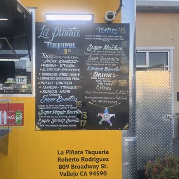 La Piñata Taqueria - Food Trucks Near Me - Vallejo, California La Piñata Taqueria - Food Trucks Near Me - Vallejo, California