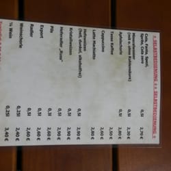 Zum Schurrenhof - Biergartenkarte/1