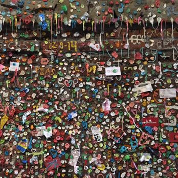 The Gum Wall - Just hanging out - Local Flavor Near Me - Seattle, Washington The Gum Wall - Just hanging out - Local Flavor Near Me - Seattle, Washington