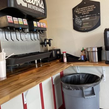 Slice Street Pizza - Drink area - Fast Food Near Me - Dripping Springs, Texas