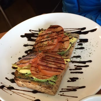 Beannie Cafe - Tomatoes and avocado on toast with a balsamic glaze - Cafes Near Me - Petone, WGN Beannie Cafe - Tomatoes and avocado on toast with a balsamic glaze - Cafes Near Me - Petone, WGN
