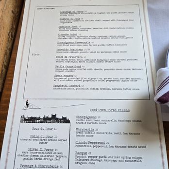 La Bicyclette - Menu as of 5/25 - French Near Me - Carmel, California