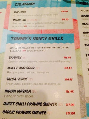 Menu photo 2 Tommy Ruff Fish Bar Elsternwick, VIC Menu photo 2 Tommy Ruff Fish Bar Elsternwick, VIC