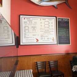 Menu as of August 2026
