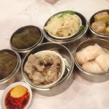 Fortune Wheel - Sticky Rice in Banana Leaf x2, Beef Tripe, Shui Mai, Har Gao, Steamed Pork Riblets - Dim Sum Near Me - Levittown, New York