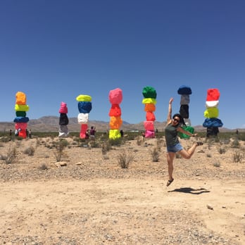 Seven Magic Mountains - Public Art Near Me - Las Vegas, Nevada