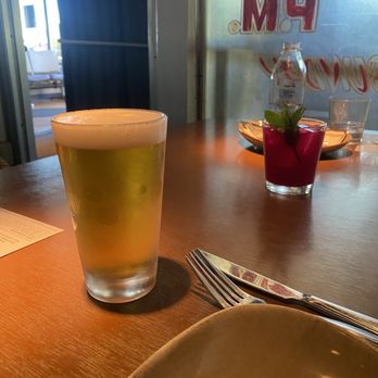 Root Down - Beet Down cocktail, Ratio Antidote IPA - New American Near Me - Denver, Colorado Root Down - Beet Down cocktail, Ratio Antidote IPA - New American Near Me - Denver, Colorado