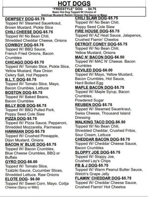 Menu photo 2 Vinces' Hot Dogs & More Beloit, WI Menu photo 2 Vinces' Hot Dogs & More Beloit, WI