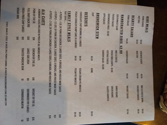 Menu photo 1 Rackz BBQ Carmel, IN