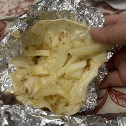 El Tacorrido - Raw potatoes yum