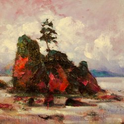 Dancing Dogs Pottery& Art - Oil by Al Erikson