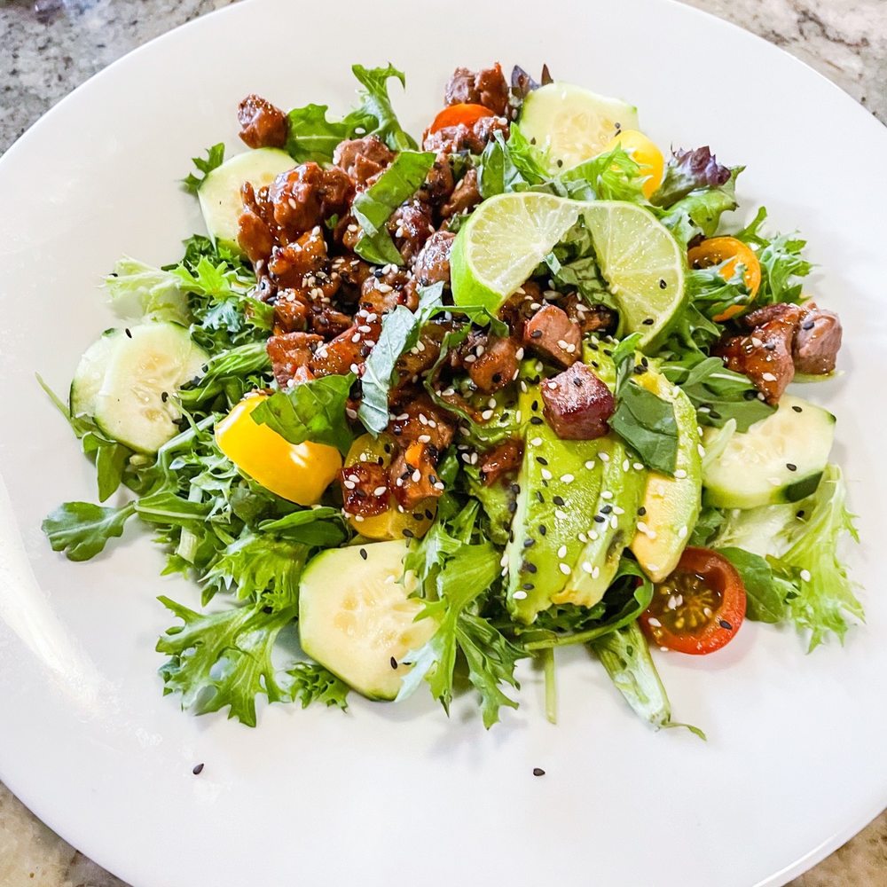 The Mesquitery - Thai Beef Salad - Seafood Near Me - Hood River, Oregon The Mesquitery - Thai Beef Salad - Seafood Near Me - Hood River, Oregon