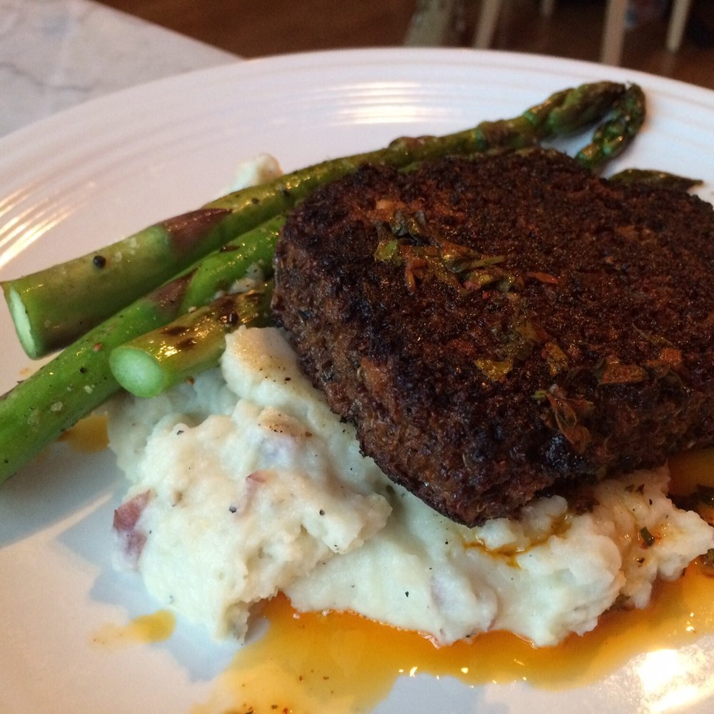 Mizuna - Field roast and quinoa entree with awesome potato smash - New American Near Me - Spokane, Washington Mizuna - Field roast and quinoa entree with awesome potato smash - New American Near Me - Spokane, Washington