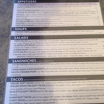 Tequila Jack's - Food menu - Bars Near Me - Long Beach, California