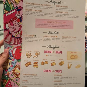 Cesarina - Menu for Custom Pasta as of Jan 2026 - Italian Near Me - San Diego, California Cesarina - Menu for Custom Pasta as of Jan 2026 - Italian Near Me - San Diego, California