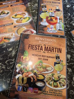 Menu photo 1 Fiesta Martin Van Ness Inglewood, CA
