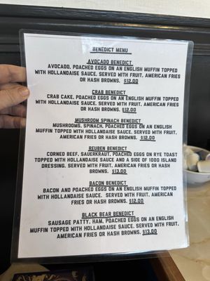 Menu photo 1 Black Bear Family Restaurant Appleton, WI