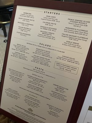Menu photo 7 Maggiano's Little Italy Plano, TX