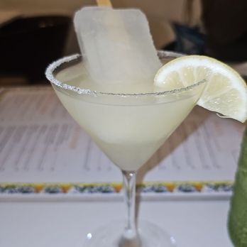 Limoncello - Limoncello martini served with popsicle - Italian Near Me - La Mesa, California Limoncello - Limoncello martini served with popsicle - Italian Near Me - La Mesa, California
