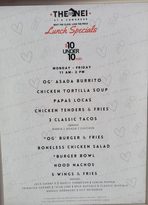 Menu photo 2 The Neighborhood Bar DWTN Tucson, AZ Menu photo 2 The Neighborhood Bar DWTN Tucson, AZ