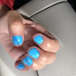 Example of my 11year old daughters gel nails.