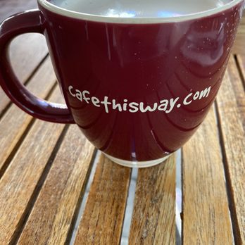 Cafe This Way - Chai latte (delicious!) - New American Near Me - Bar Harbor, Maine