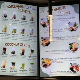 Menu of desserts and food June 2025 Menu of desserts and food June 2025