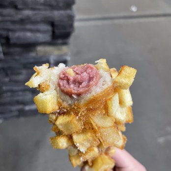 Jongro Rice Hotdog - Sweet potato hot dog - Hot Dogs Near Me - Flushing, New York