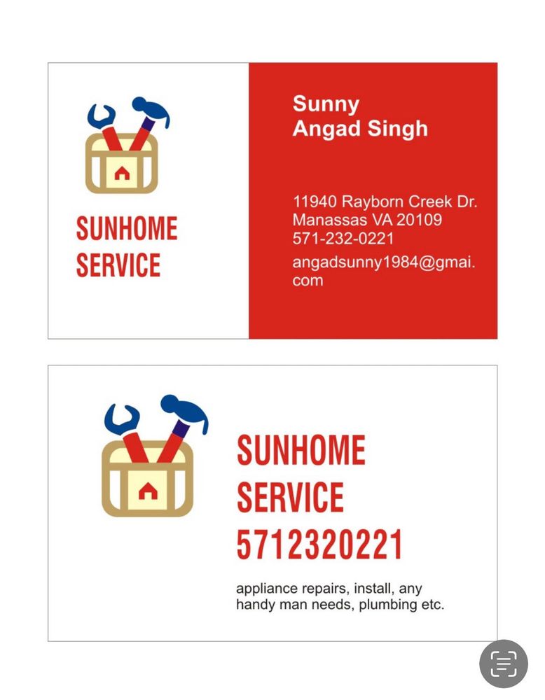 Slide of Sun home service