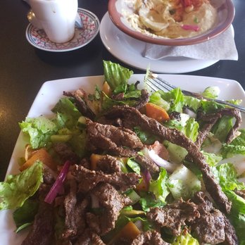 Lebanese Kitchen - Salad with beef $12.99, hummus $6.99, coffee $1.99 - Lebanese Near Me - Fairfax, Virginia Lebanese Kitchen - Salad with beef $12.99, hummus $6.99, coffee $1.99 - Lebanese Near Me - Fairfax, Virginia