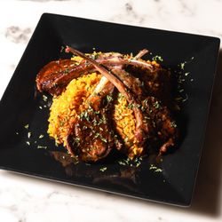 Maya Lounge - Jerk Lamb Chops & Jollof