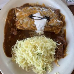 ground lamb enchilada