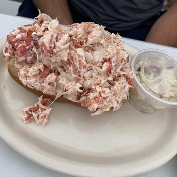 Wooden Shoe - Large lobster roll - Seafood Near Me - Dennis Port, Massachusetts Wooden Shoe - Large lobster roll - Seafood Near Me - Dennis Port, Massachusetts