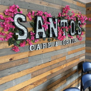 Santos Cafe & Mexican Grill - Inside sign display - Mexican Near Me - Denver, Colorado