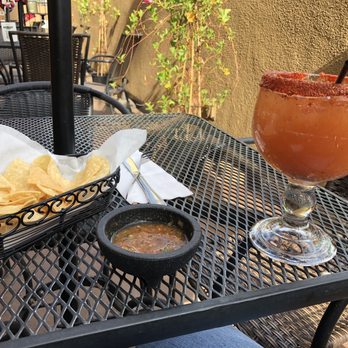 La Calle - a drink and chips on a table - Mexican Near Me - Folsom, California