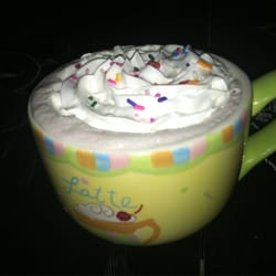 Simply Sublime Espresso - White chocolate with sprinkles :)