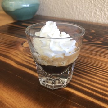 Badfish Coffee & Tea - Espresso with whip (espresso con panna) - Coffee & Tea Near Me - Orangevale, California