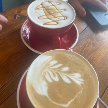 Cafe de Paris - Latte and Caramel Macchiato - Coffee & Tea Near Me - North Myrtle Beach, South Carolina