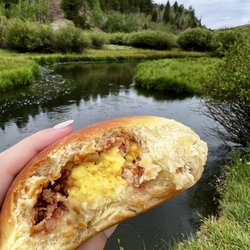 Wanderlust Cowgirl Coffee - Savory breakfast kolache.