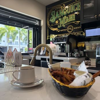 Sanguich - Fries and Cuban coffee - Cuban Near Me - Miami, Florida